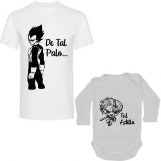 Panda Estampas - Camisa tal pai tal filho Goku e Gohan 💥 Cliente