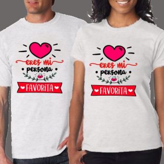 Domar Tanga estrecha Mostrarte Conjunto Camisetas Parejas Diseño «Eres Mi Persona Favorita» – Tienda  Online Gemelitas